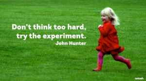 Don’t Think Too Hard, Try the Experiment – maelstrom